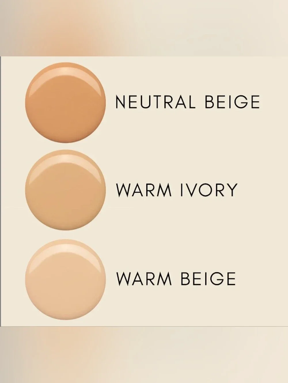 Ellen Tracy Hydrating Foundation in Warm Beige NEW